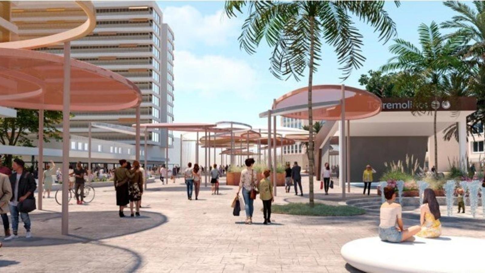 Alojamiento Plaza Nogalera توريمولينوس المظهر الخارجي الصورة